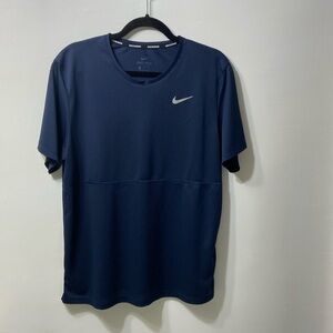 Nike,Dri-fit,Dark Blue,Women,Shot Sleeve Tee Shirt. Size- Large